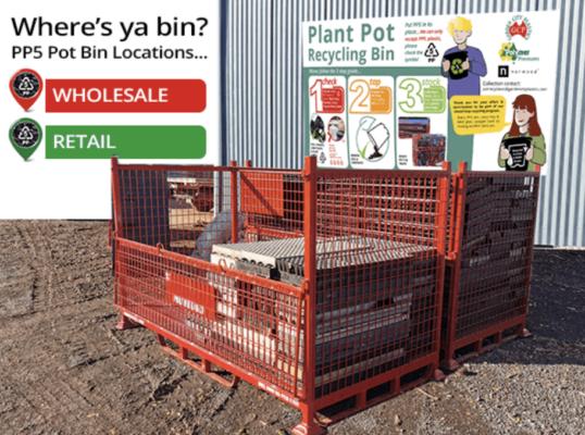 PP5 pot bin recycling locations