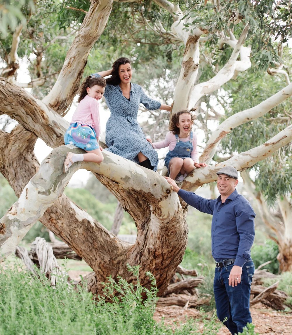 Mark and Pilar Jackson with their daughters